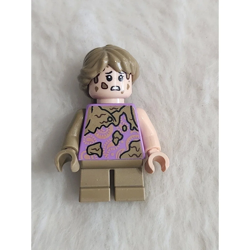 LEGO Muddy Lex Murphy (jw098) and Tim Murphy (jw099) LEGO minifigures Jurassic